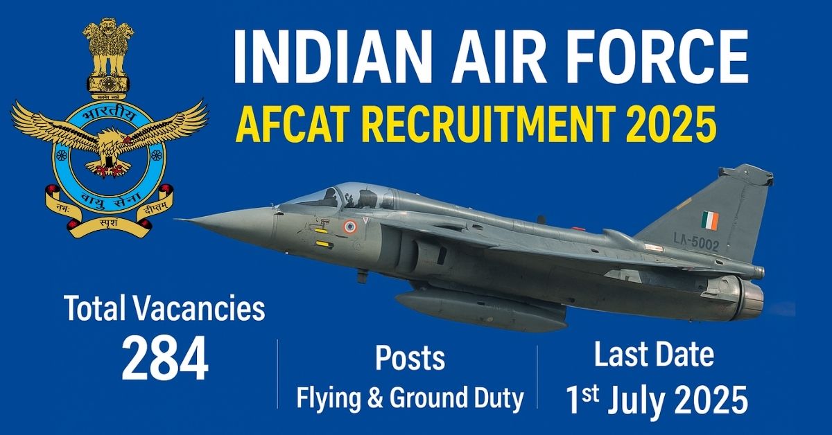 Indian Air Force AFCAT Recruitment 2025