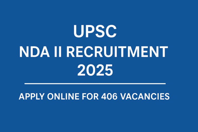 UPSC NDA II Recruitment