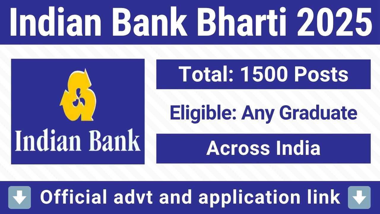 Indian Bank Bharti 2025
