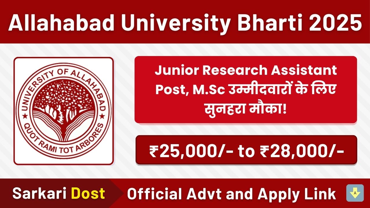 Allahabad University Bharti 2025 1