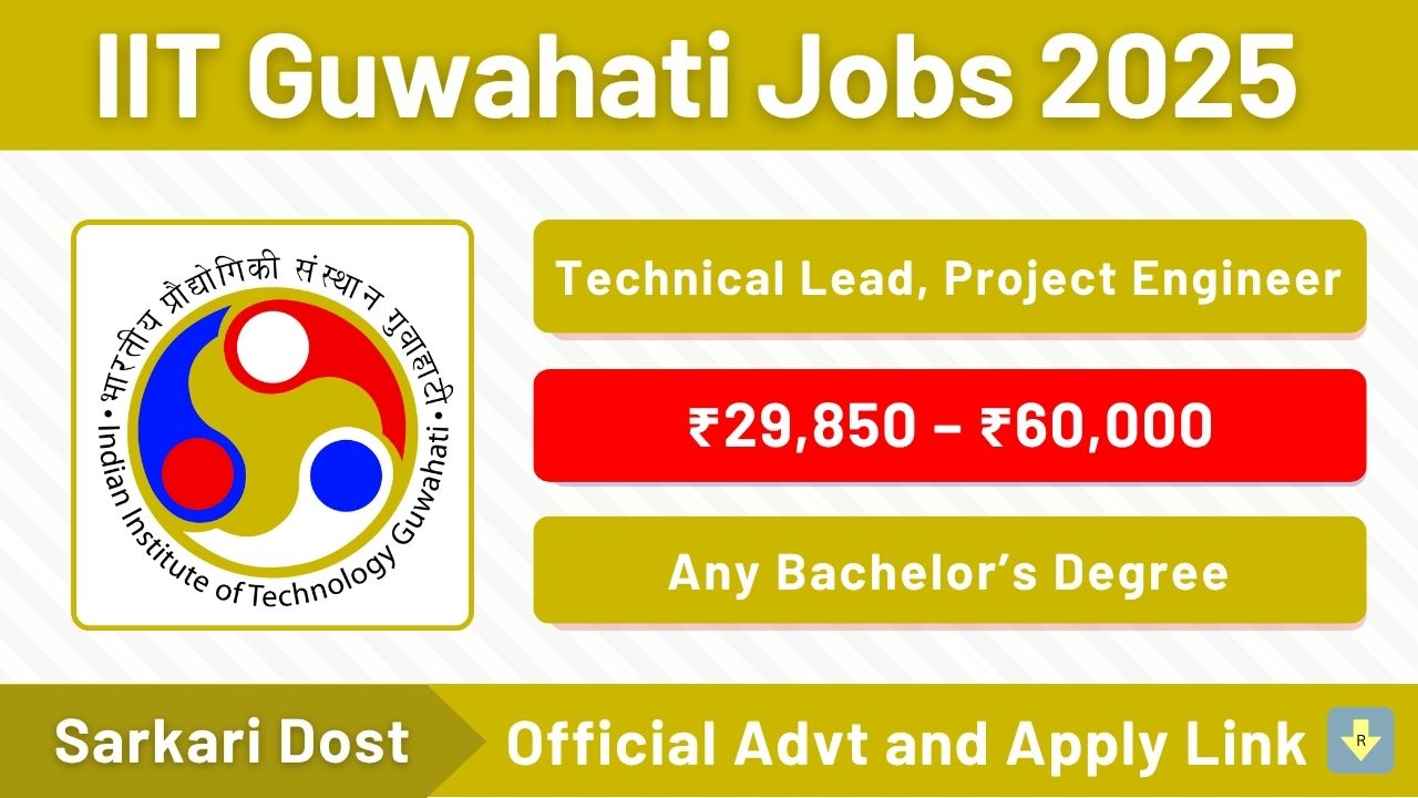IIT Guwahati Jobs 2025