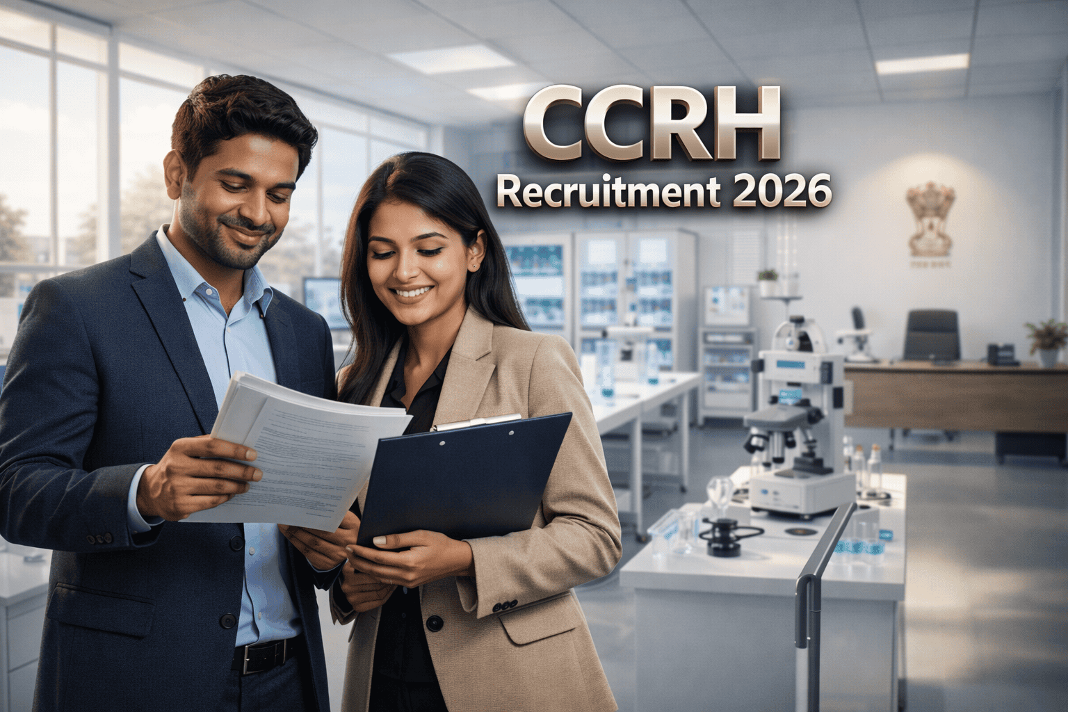 CCRH Recruitment 2026 various posts walk-in interview banner