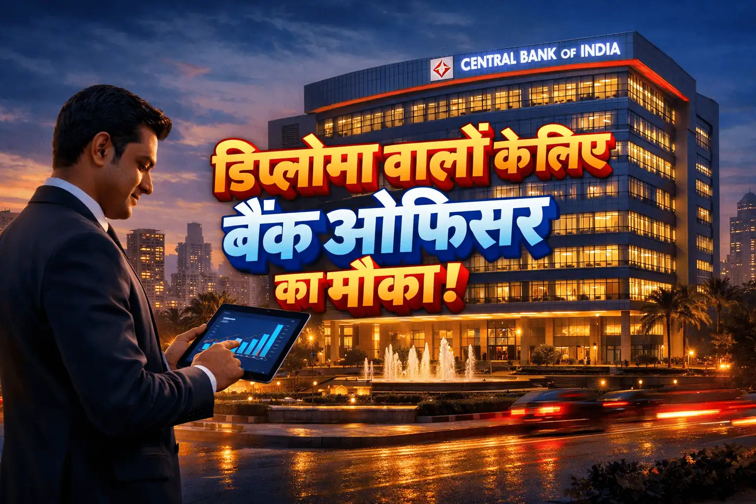 सेंट्रल बैंक ऑफ इंडिया भर्ती 2026 स्पेशलिस्ट ऑफिसर पोस्ट