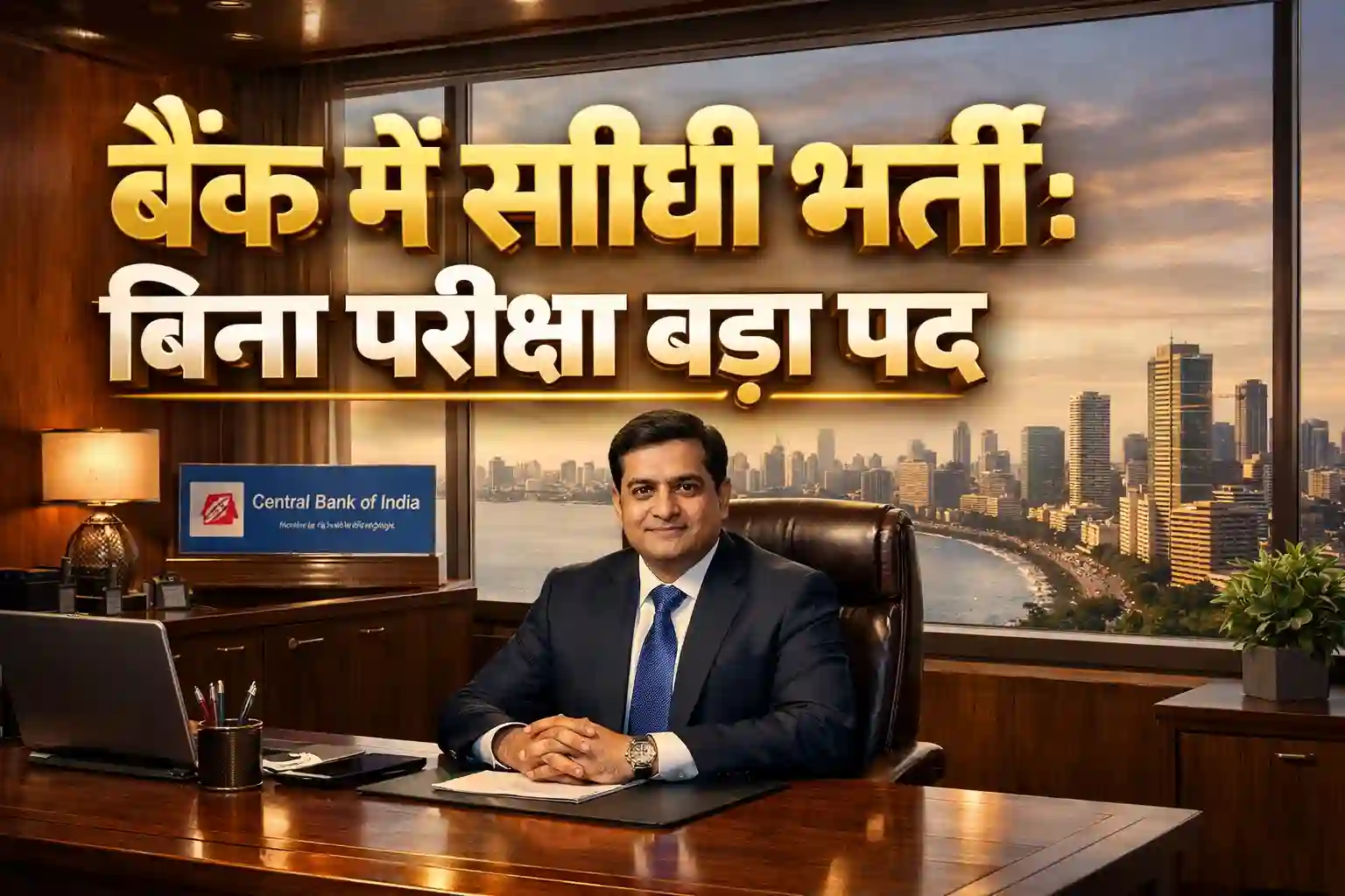 सेंट्रल बैंक ऑफ इंडिया भर्ती 2026 डिप्टी इंटरनल ओम्बुड्समैन पद के लिए विज्ञापन