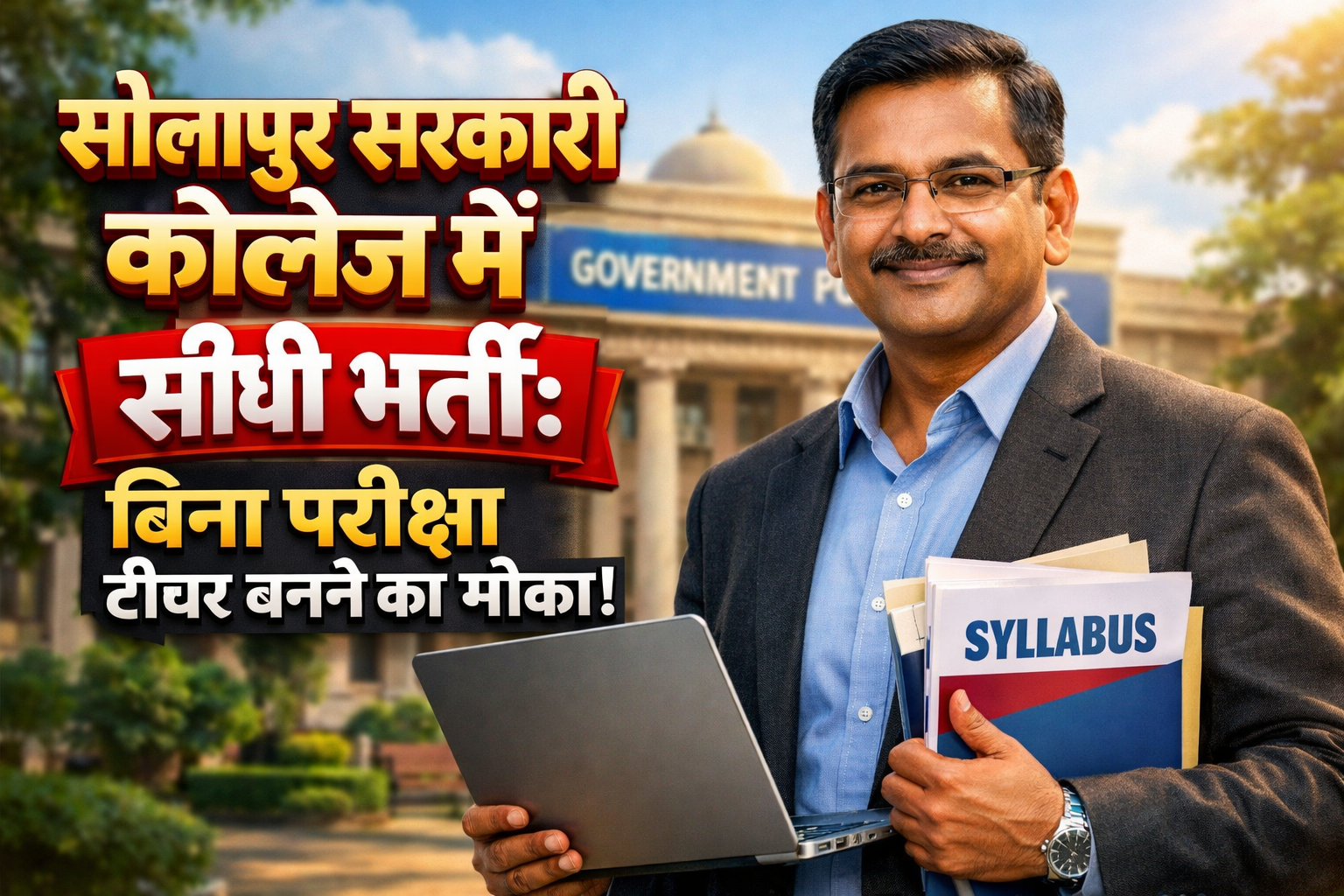 Government Polytechnic Solapur Guest Lecturer Recruitment 2026