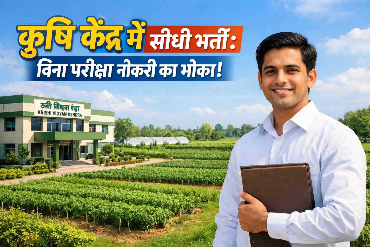 KVK Tuljapur Recruitment 2026 technical assistant post concept image.