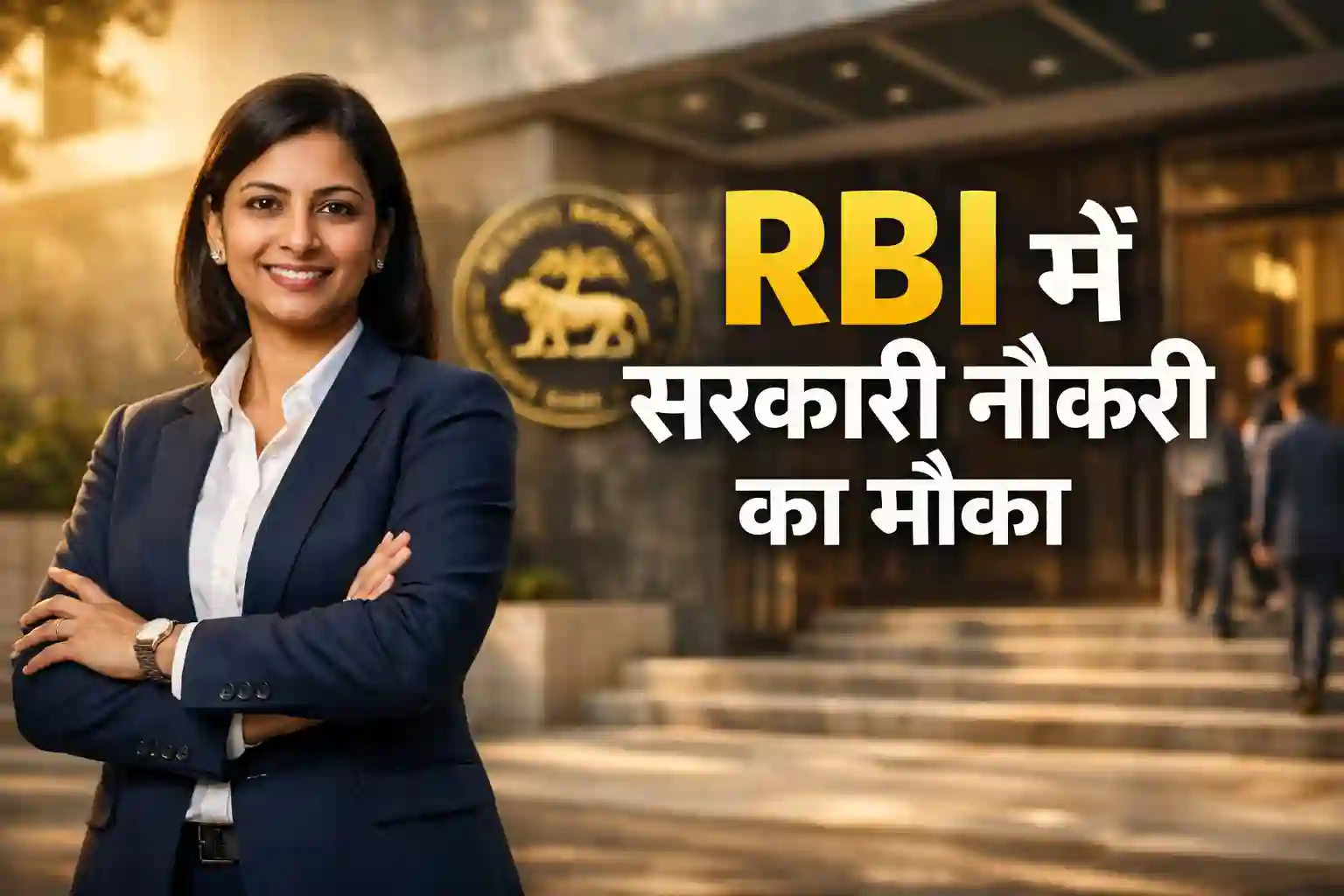 RBI Assistant Recruitment 2026 professional feature image showing RBI building and banking career concept.