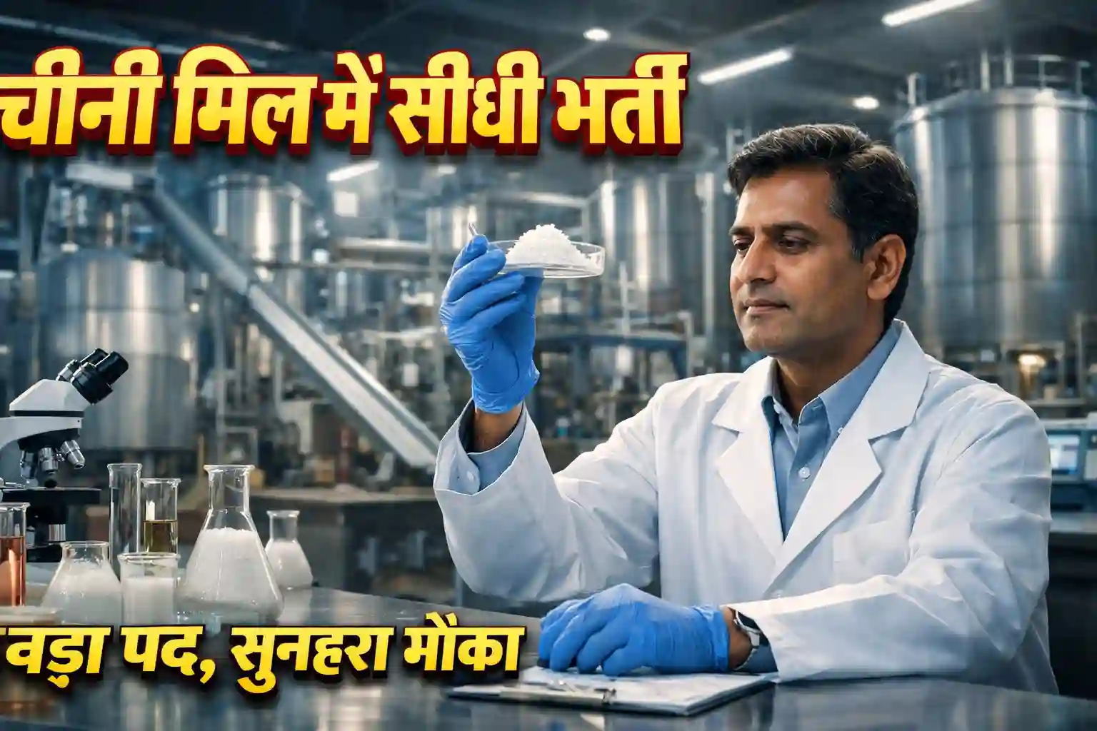 Sharad Sahakari Sakhar Karkhana Bharti 2026 Chief Chemist Job vacancy in Kolhapur.