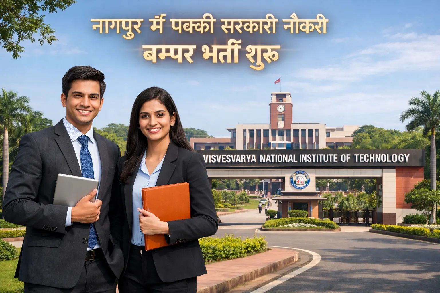 VNIT Nagpur Bharti 2026 Non-Teaching Staff Recruitment Banner