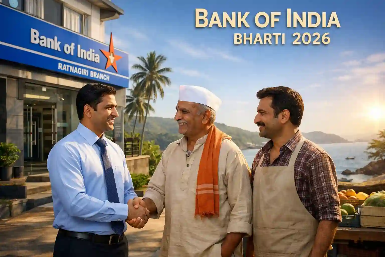 बैंक ऑफ इंडिया रत्नागिरी और सिंधुदुर्ग भर्ती 2026 - वित्तीय साक्षरता परामर्शदाता पद
