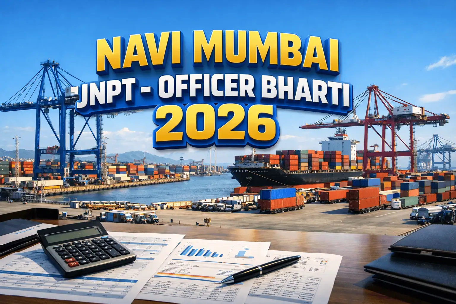 जवाहरलाल नेहरू पोर्ट अथॉरिटी (JNPA) नवी मुंबई भर्ती 2026 मैनेजर पद