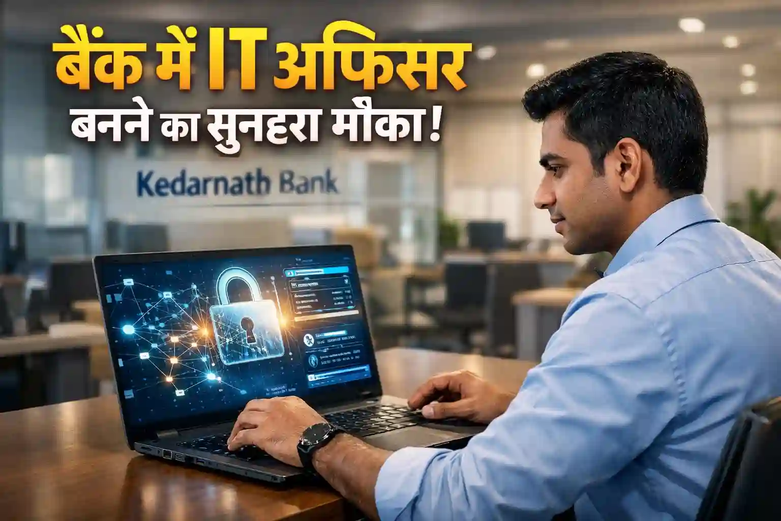 Kedarnath Urban Co-operative Bank Latur IT Officer recruitment 2026 professional office background