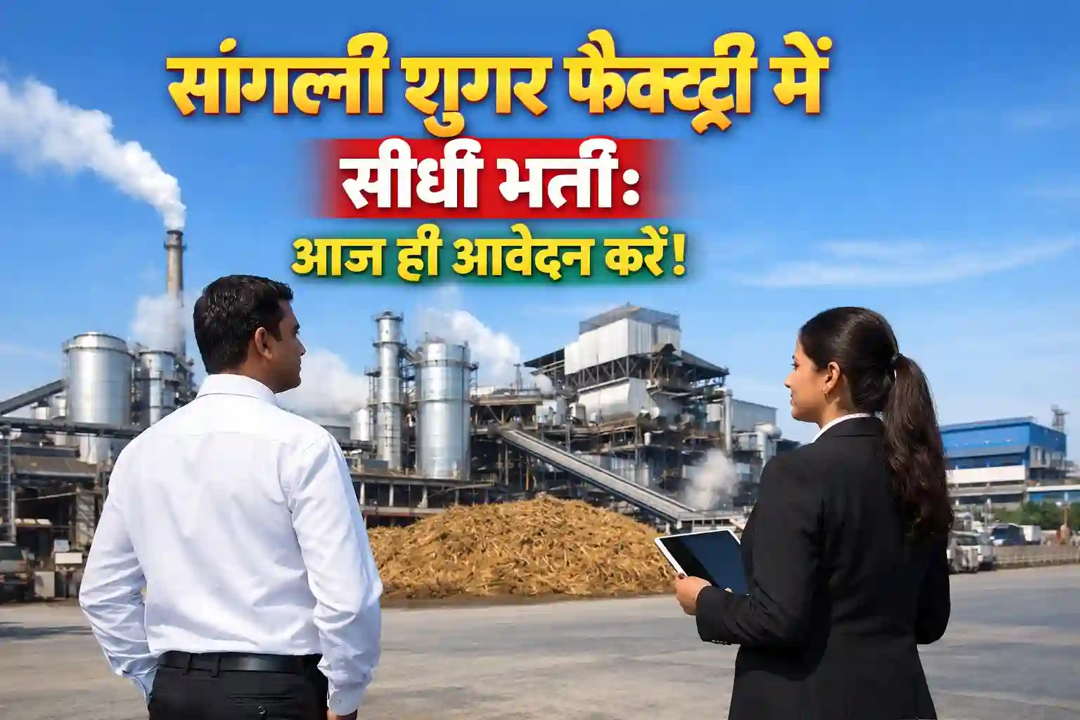सांगली उदागिरी शुगर फैक्ट्री भर्ती 2026 के लिए आवेदन प्रक्रिया और रिक्त पदों का दृश्य