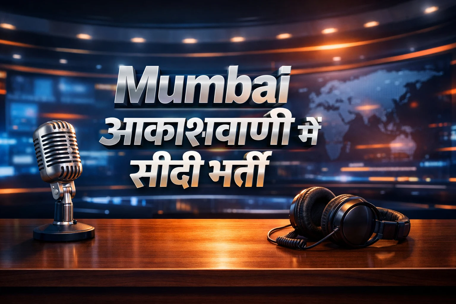 आकाशवाणी मुंबई भर्ती 2026 न्यूज़ एडिटर और संवाददाता पद