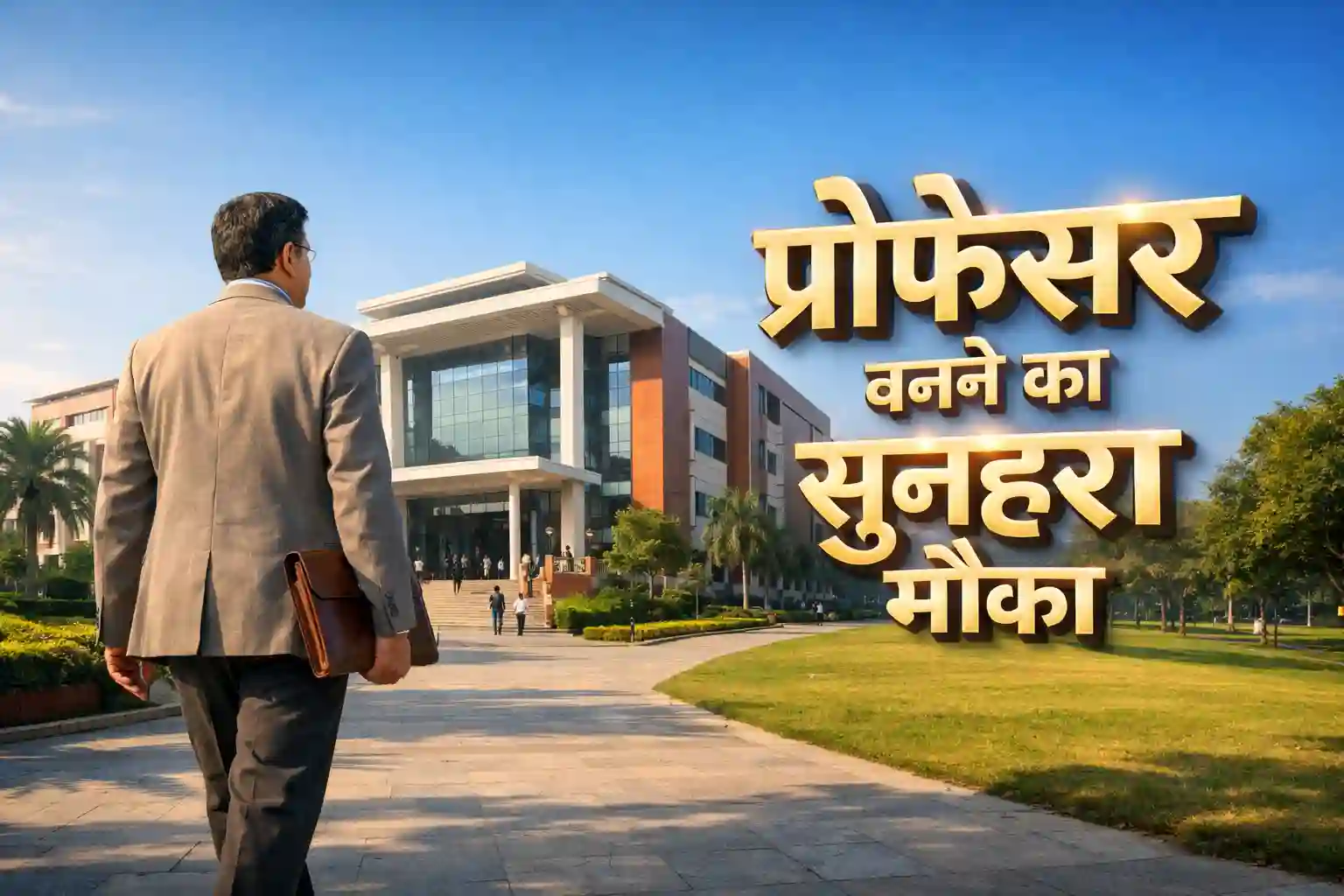 अकोले तालुका एजुकेशन सोसायटी भर्ती 2026 के लिए कॉलेज कैंपस के बाहर खड़े एक प्रोफेसर और संस्थान की इमारत।