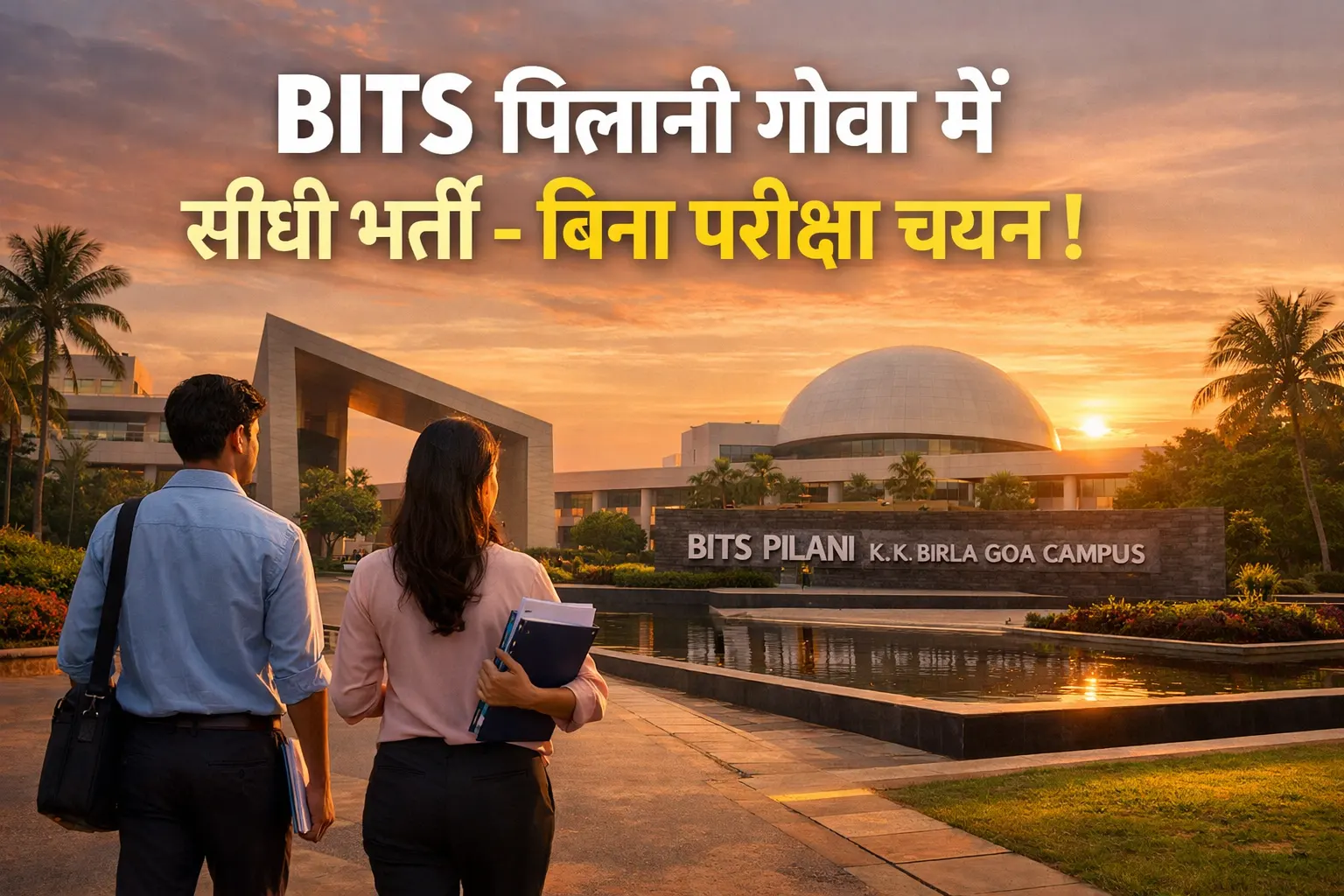 BITS Pilani Goa Campus building and professionals for Field Assistant Recruitment 2026.