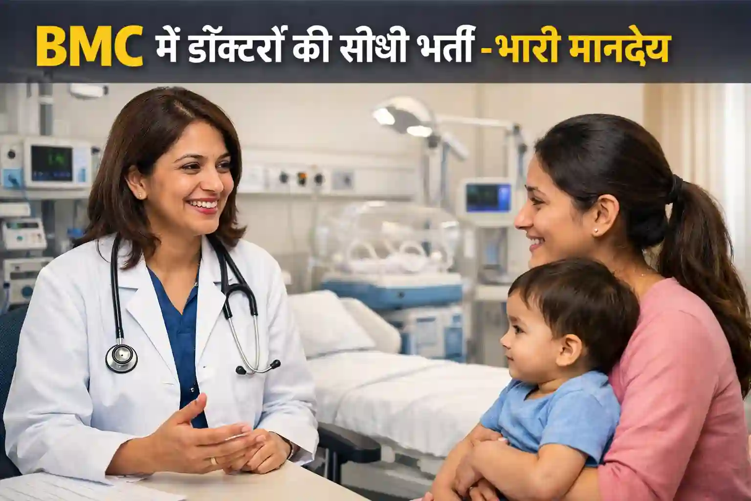 BMC Kandivali East Panel Doctors Recruitment 2026 for Pediatricians and Sonologists