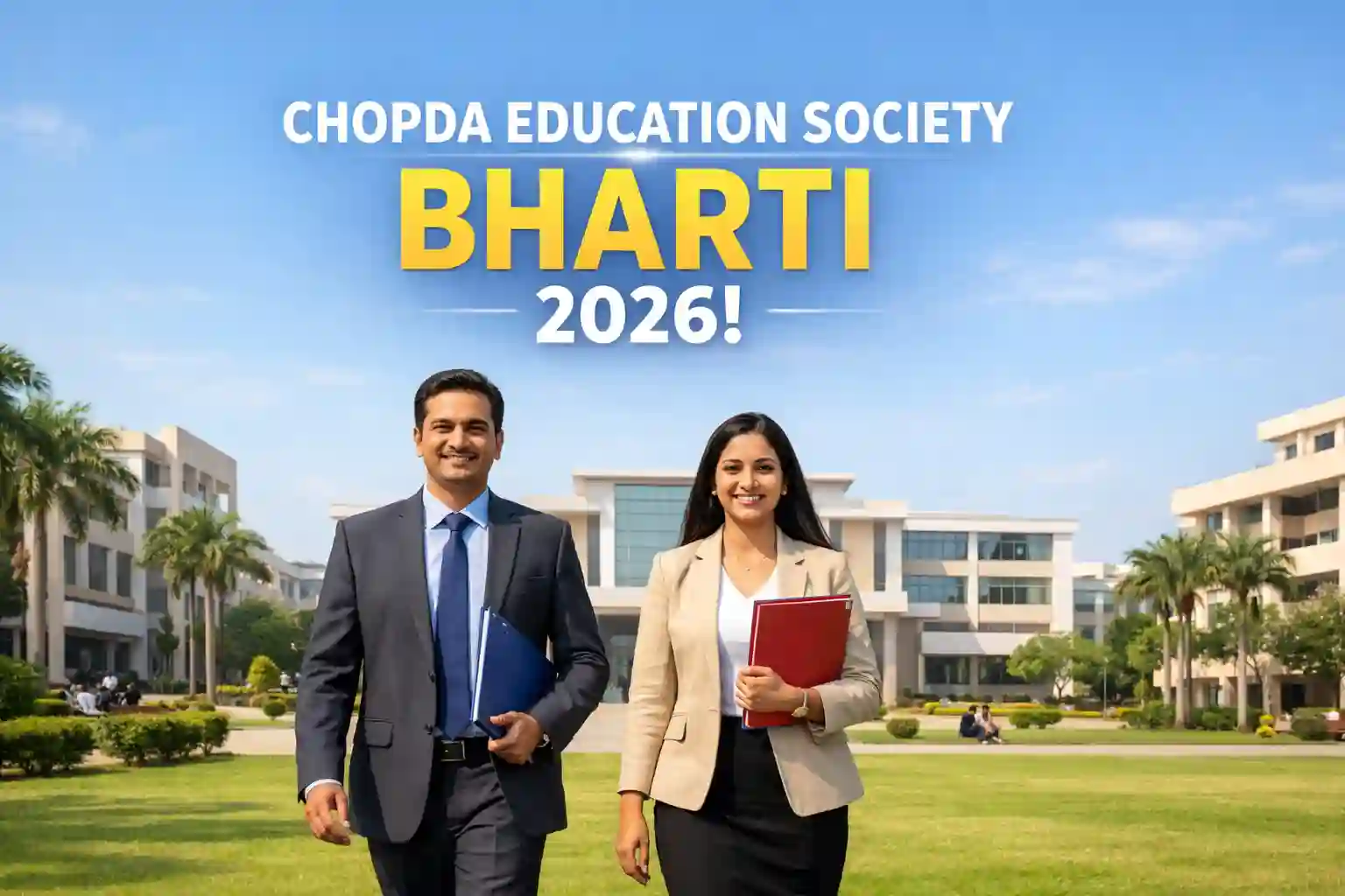 Chopda Education Society Jalgaon Recruitment 2026 for Principal and Assistant Professor posts.