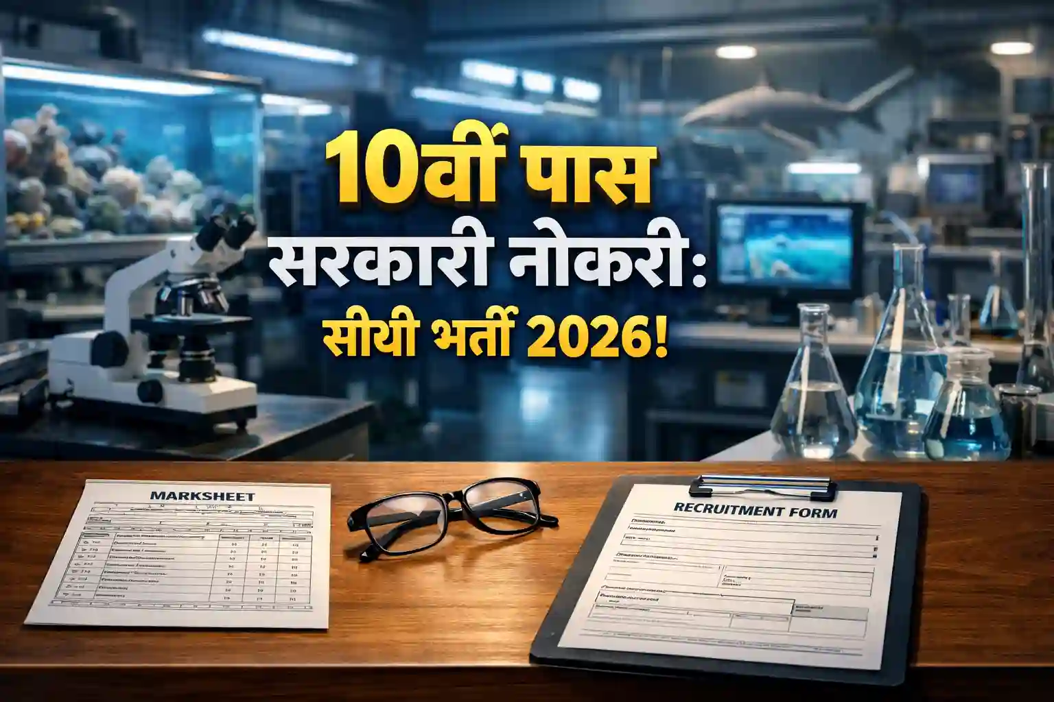 CMFRI Skilled Labour Recruitment 2026 notification for 10th pass candidates in Hindi