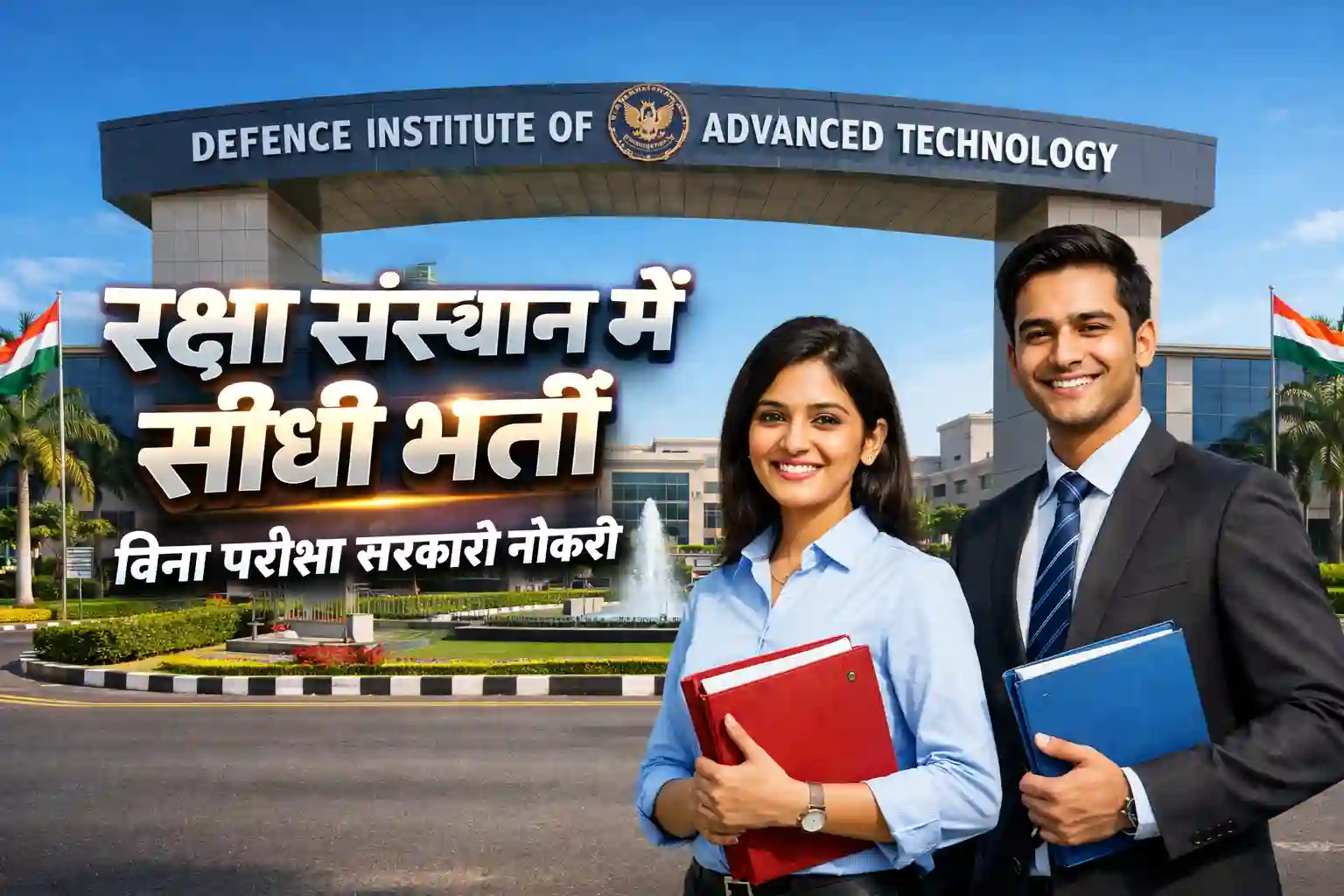 DIAT Pune Recruitment 2026 for Library Assistant and Lab Technician Posts