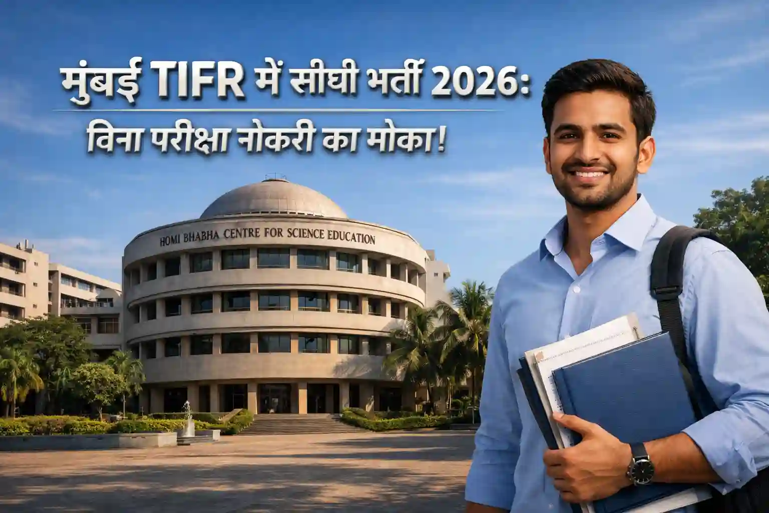HBCSE TIFR Mumbai Recruitment 2026 Walk-in Selection for various trainee and project posts.