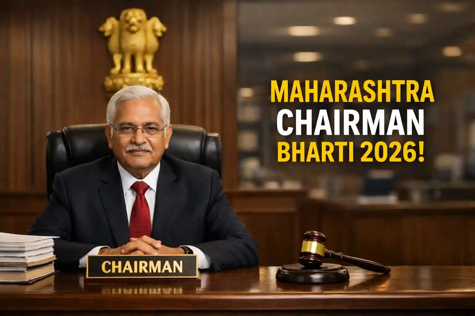 Maharashtra State Legal Services Authority Chairman Recruitment 2026 Realistic Image