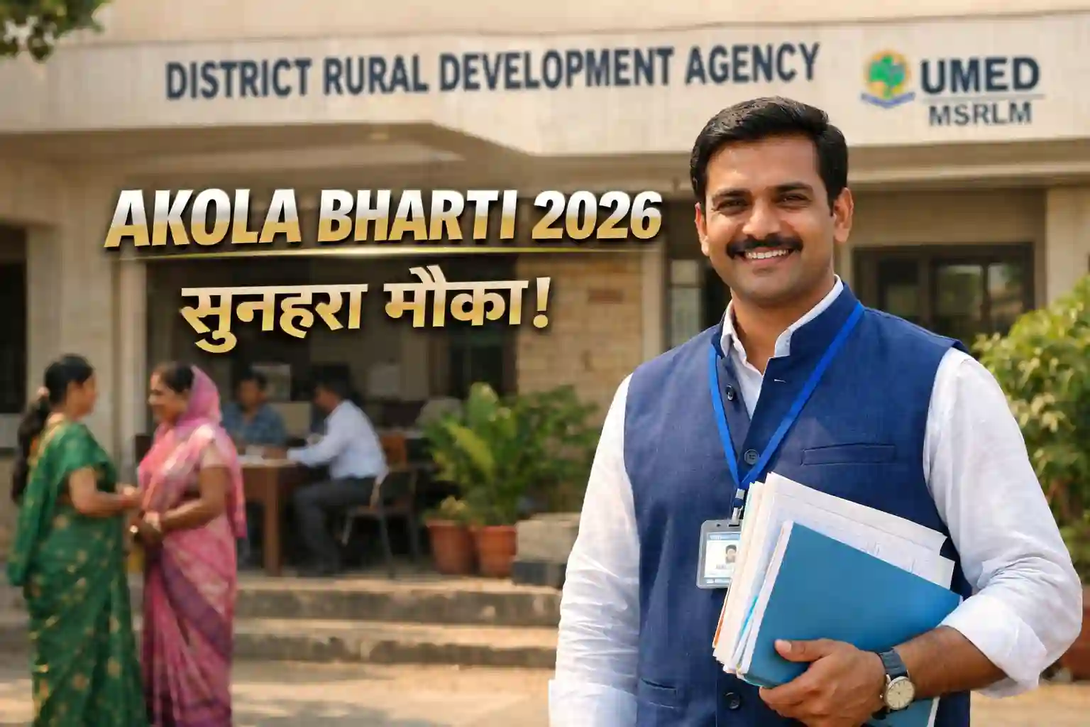 MSRLM Akola Bharti 2026 notification for IFC Block Anchor and Senior CRP posts