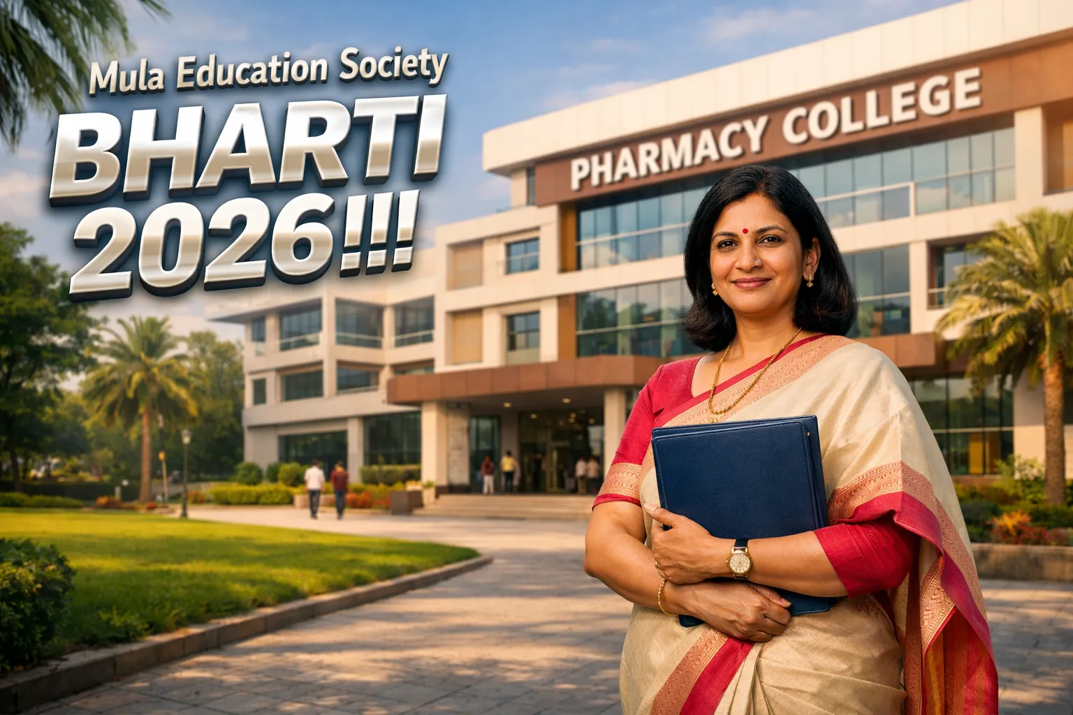 मुळा एज्युकेशन सोसायटी कॉलेज ऑफ फार्मसी प्रोफेसर भर्ती 2026 का दृश्य