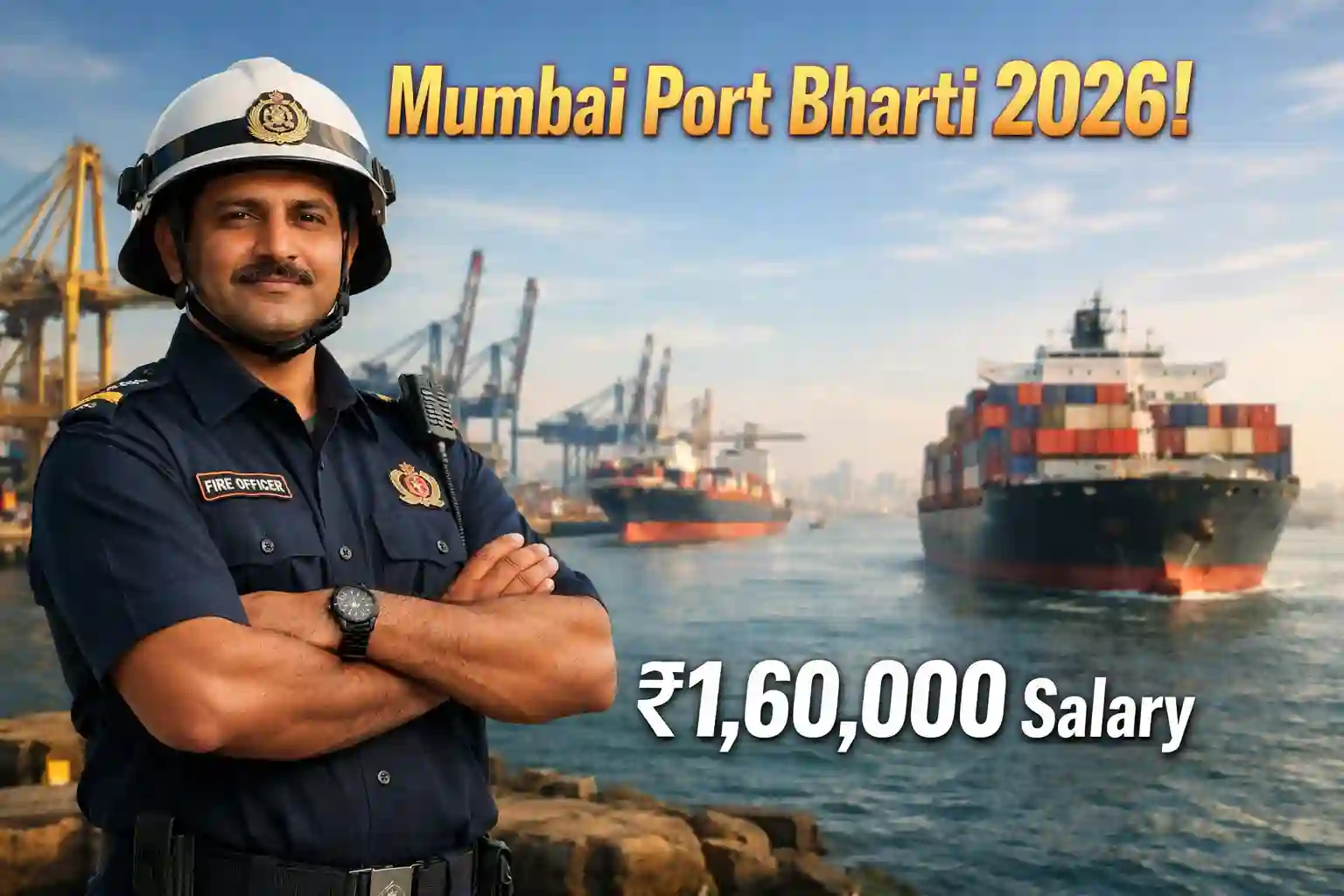 मुंबई पोर्ट अथॉरिटी असिस्टेंट पोर्ट सेफ्टी और फायर ऑफिसर भर्ती 2026 की जानकारी