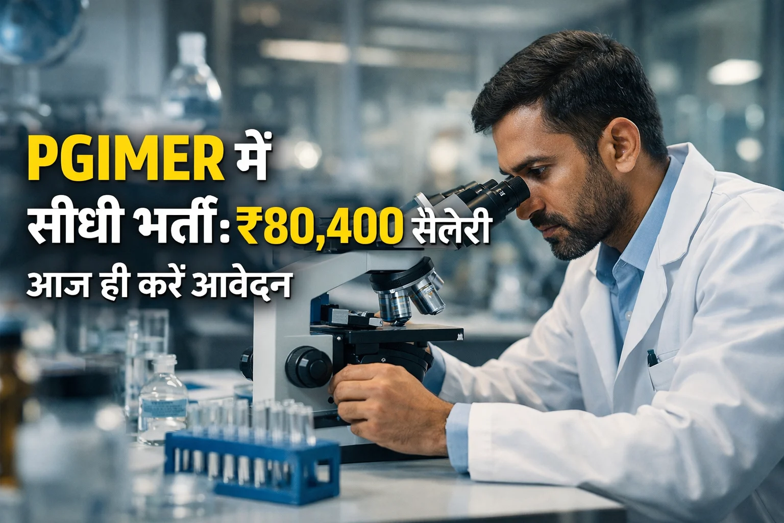 PGIMER Chandigarh Project Research Scientist Recruitment 2026