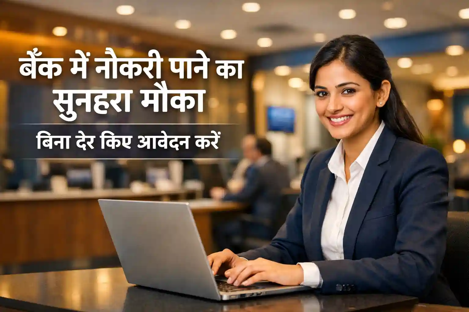 राजकोट नागरिक सहकारी बैंक भर्ती 2026 के लिए आवेदन करते हुए युवा प्रोफेशनल