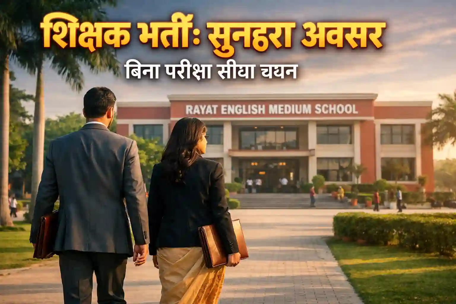 रयत शिक्षण संस्था सतारा शिक्षक भर्ती 2026 का आधिकारिक पोस्टर