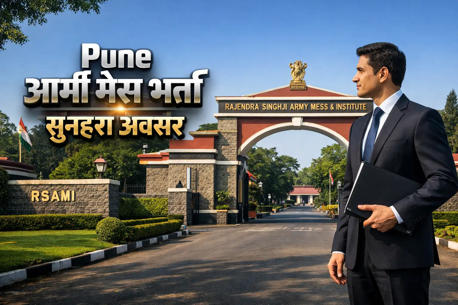 राजेंद्र सिंहजी आर्मी मेस पुणे भर्ती 2026 के लिए आधिकारिक सूचना और नौकरी का अवसर।