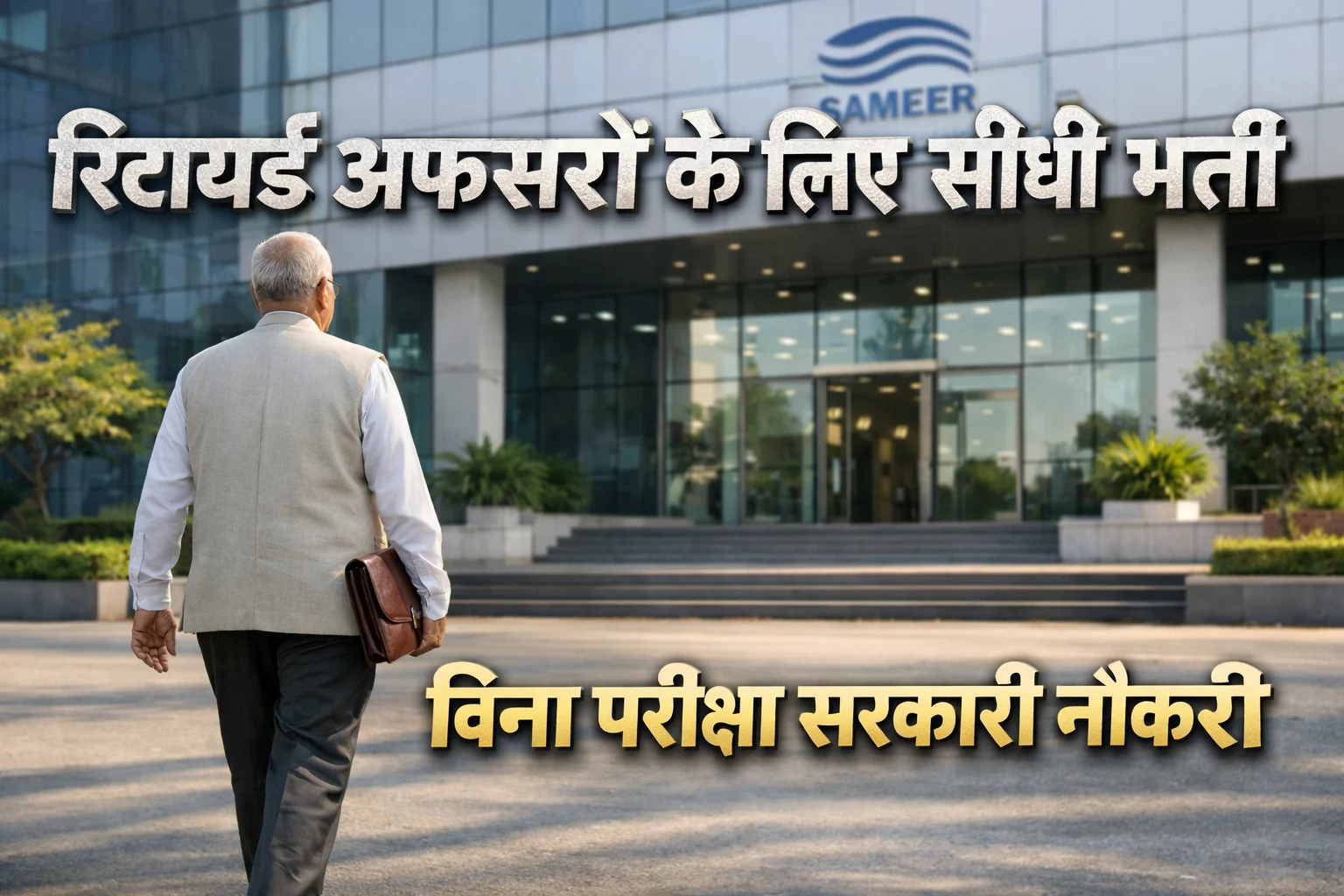 SAMEER Recruitment 2026 for Retired Officers Consultant Posts