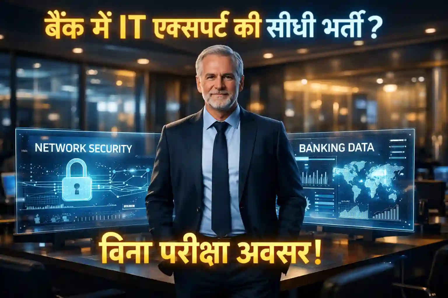 UCO Bank IT Advisor Recruitment 2026 professional office background with IT expert