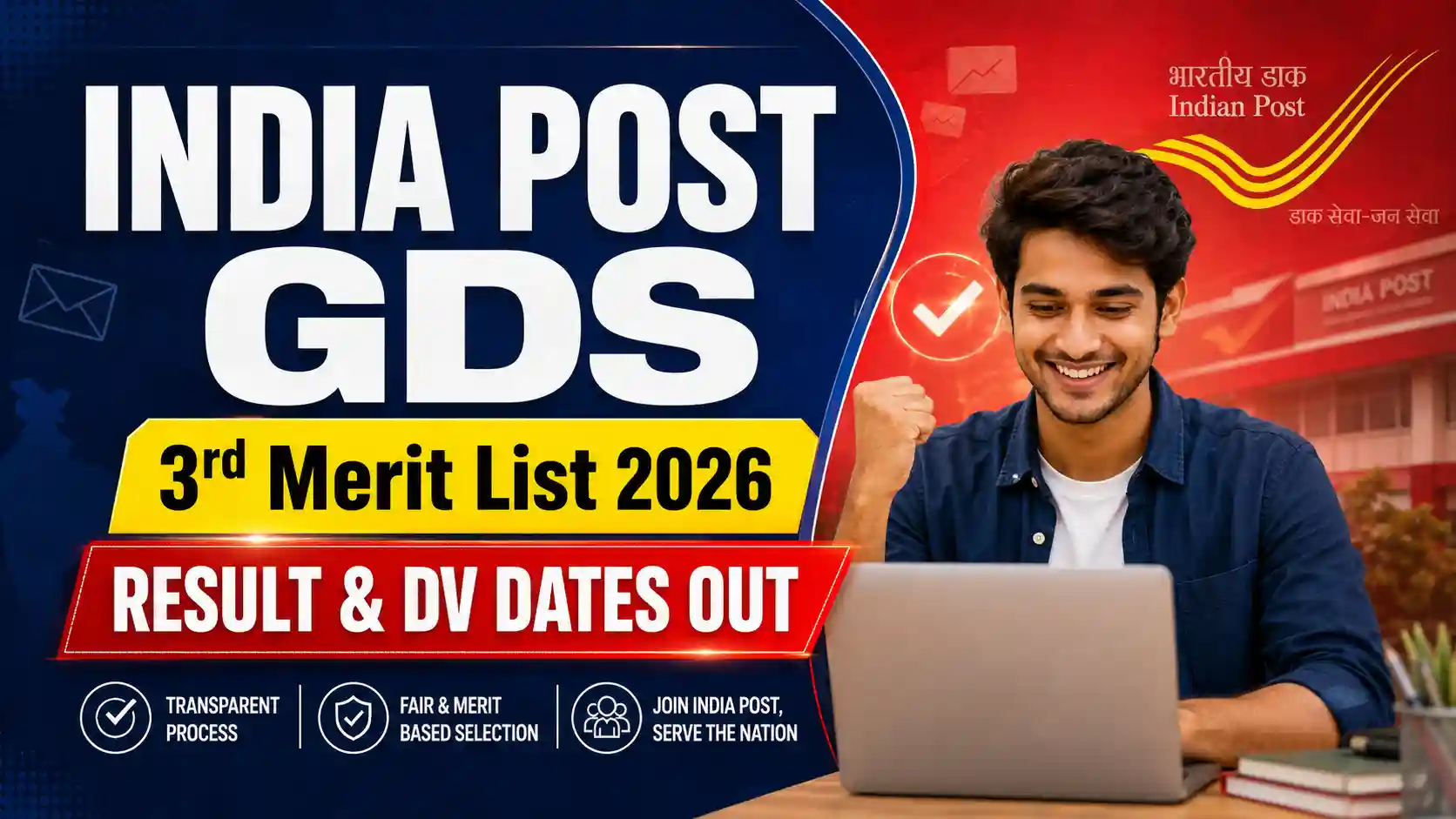 India Post GDS 3rd Merit List 2026 Download PDF and Document Verification Schedule