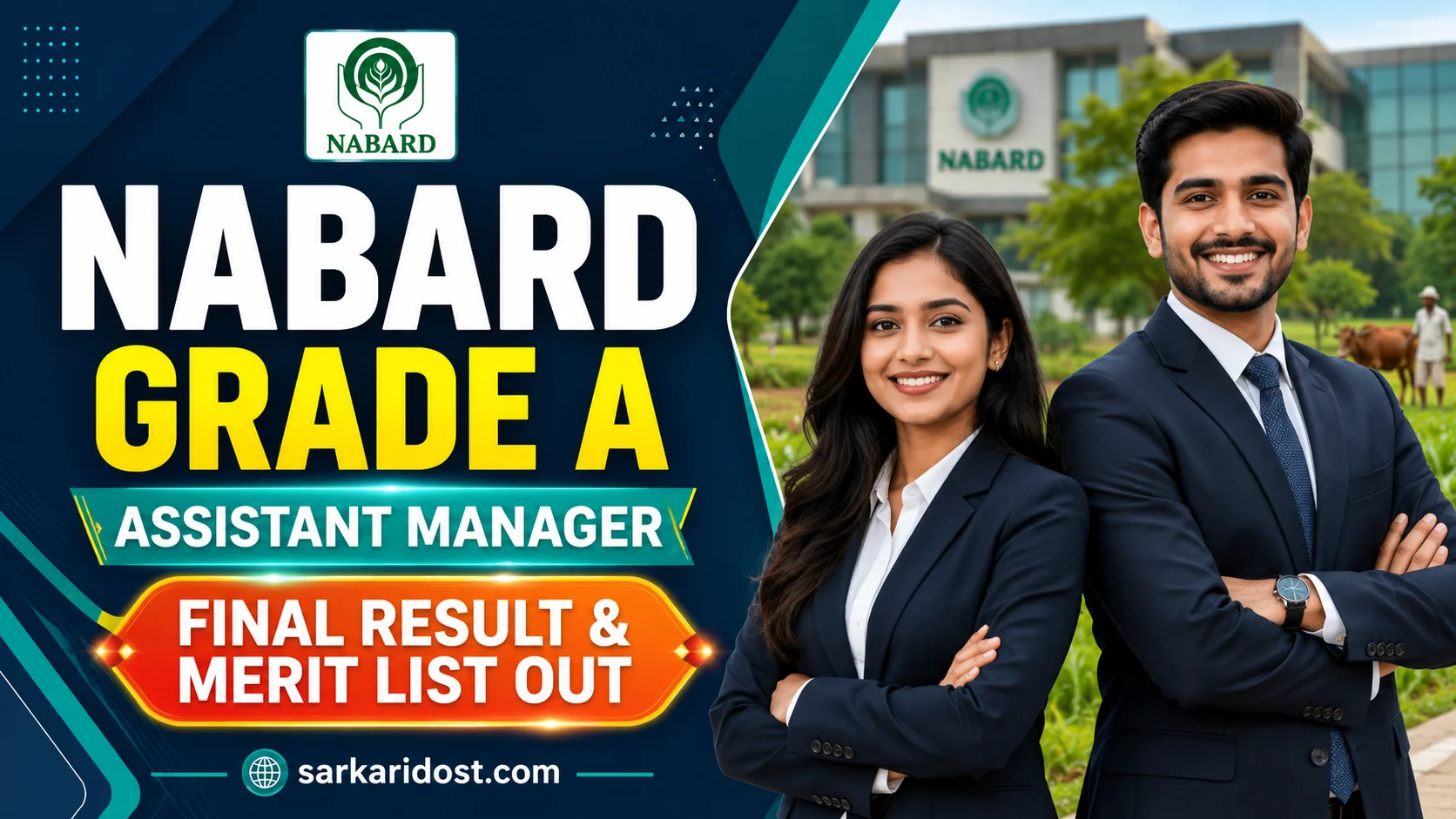 NABARD Grade A Assistant Manager Final Result 2026 Merit List PDF download update