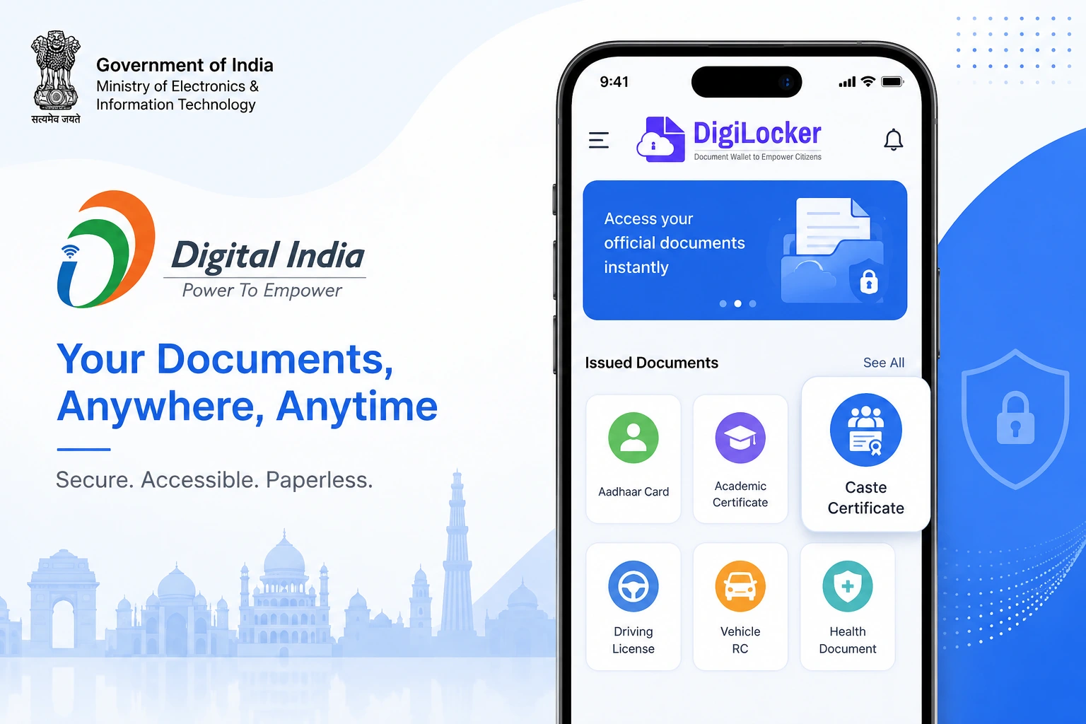 कास्ट सर्टिफिकेट डिजीलॉकरला लिंक करण्याची संपूर्ण प्रक्रिया आणि मार्गदर्शन.
