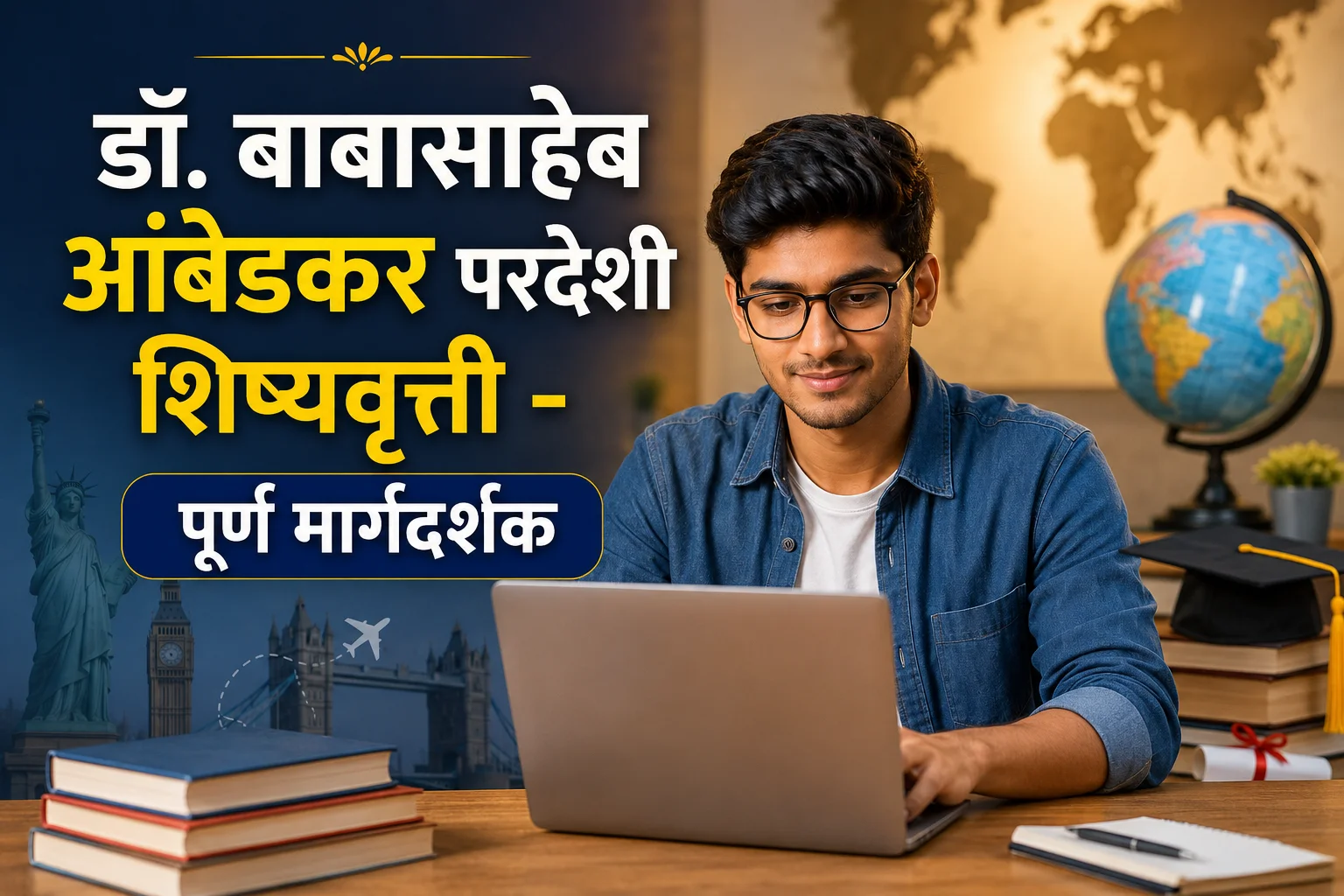 डॉ. बाबासाहेब आंबेडकर परदेशी शिक्षण शिष्यवृत्ती अर्ज प्रक्रिया आणि ऑफर लेटर मार्गदर्शक माहिती.