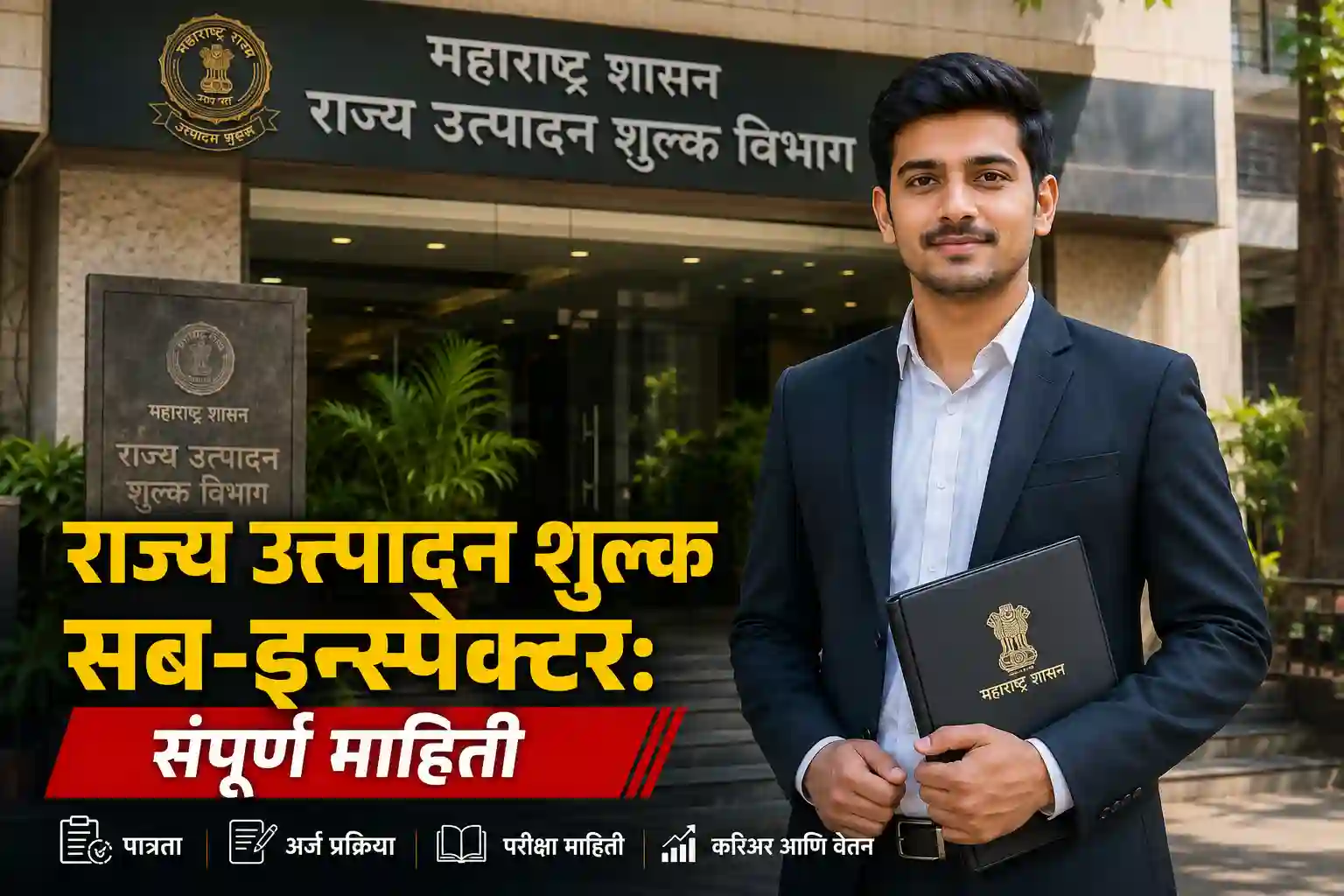 महाराष्ट्र राज्य उत्पादन शुल्क विभाग सब-इन्स्पेक्टर भरती, पगार आणि अधिकारांची माहिती देणारा चार्ट आणि मार्गदर्शक.