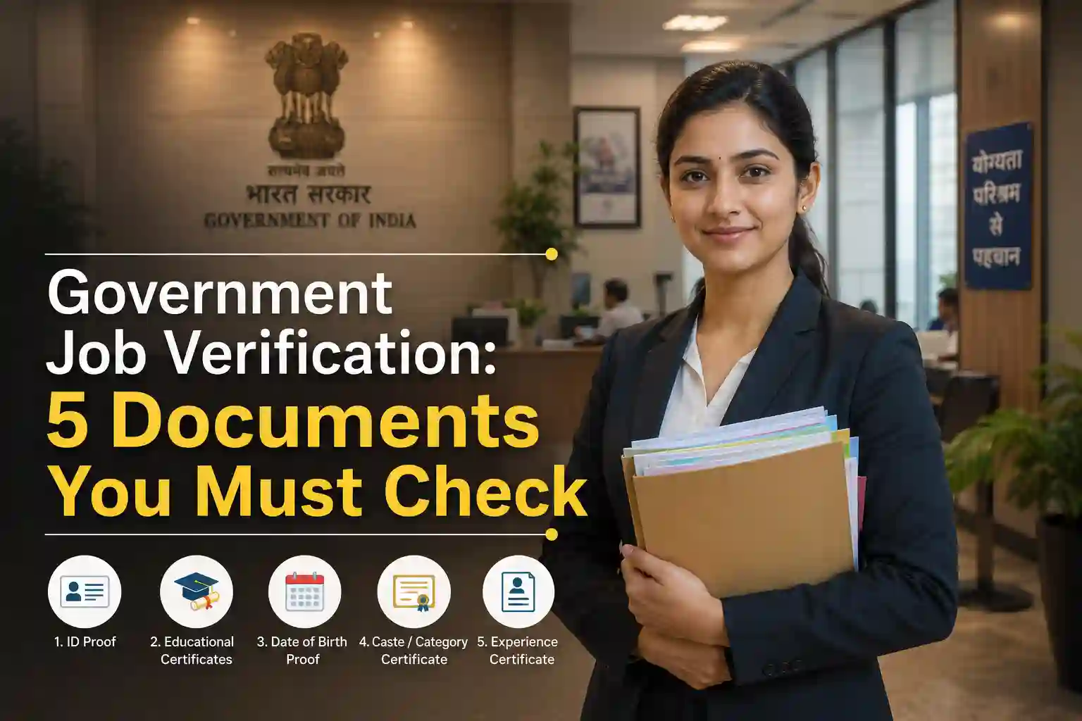 A guide on essential documents for document verification in Maharashtra government recruitment, helping candidates avoid rejection.