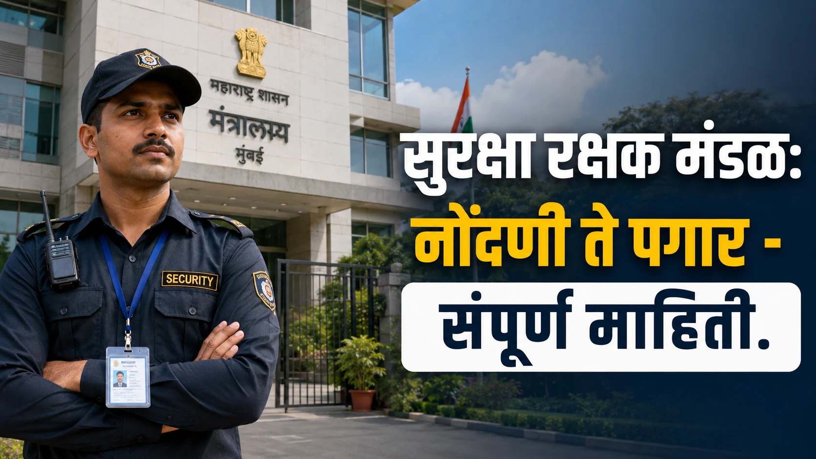 महाराष्ट्र सुरक्षा रक्षक मंडळात नाव नोंदणी केल्यानंतर पगार मिळवण्याची प्रक्रिया आणि आवश्यक कागदपत्रे याची सविस्तर माहिती देणारा ब्लॉग.