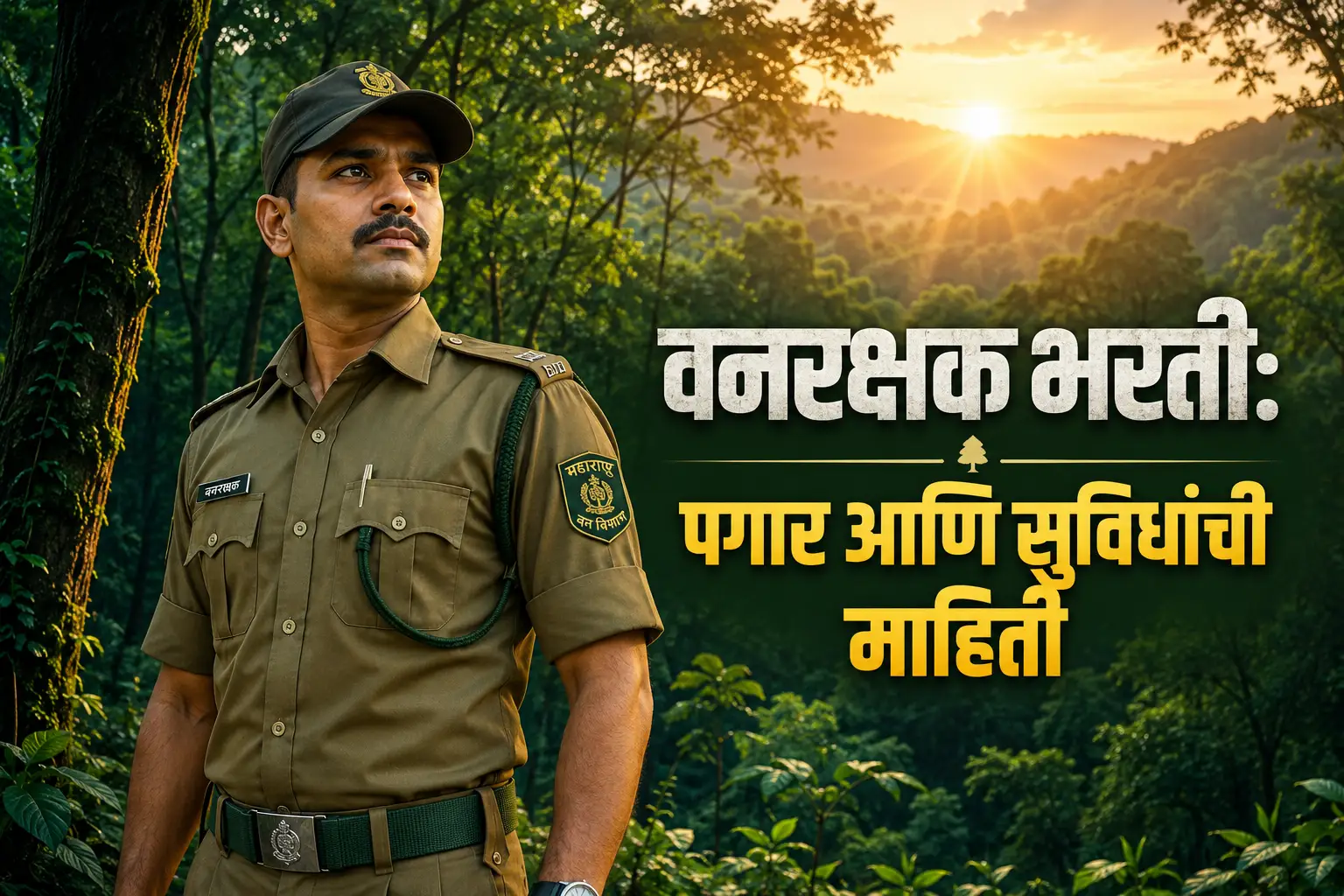 महाराष्ट्र वनरक्षक पदाचा पगार, जंगल भत्ता आणि निवास व्यवस्थेबद्दलची सविस्तर माहिती देणारा लेख.