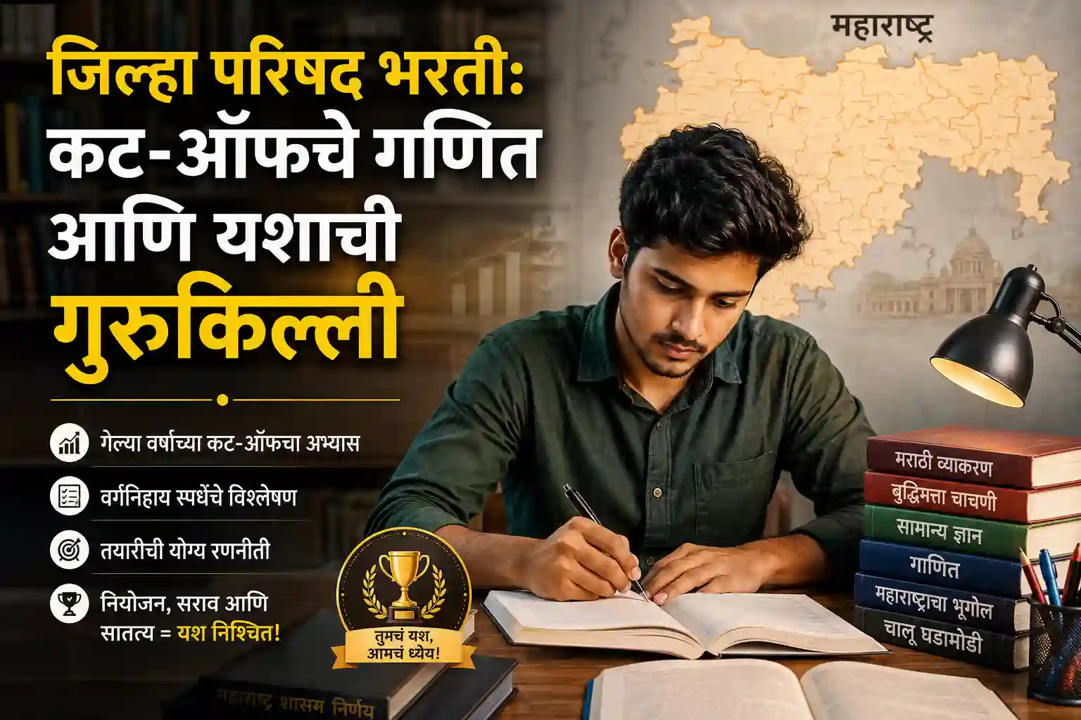 विदर्भ आणि मराठवाड्यातील जिल्हा परिषद भरती कट-ऑफ विश्लेषणाचे मार्गदर्शन करणारे तक्ते आणि टिप्स.