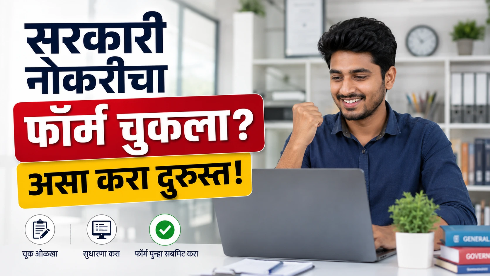 सरकारी भरती फॉर्ममध्ये चुकीचा प्रवर्ग (Caste Category) सुधारण्यासाठी मार्गदर्शक माहिती.