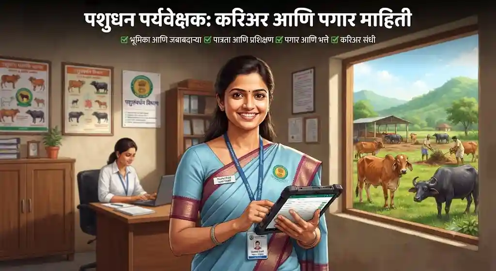 पशुधन पर्यवेक्षक (Livestock Supervisor) भरती, पगार आणि नोकरीच्या माहितीसाठी मार्गदर्शक लेख.