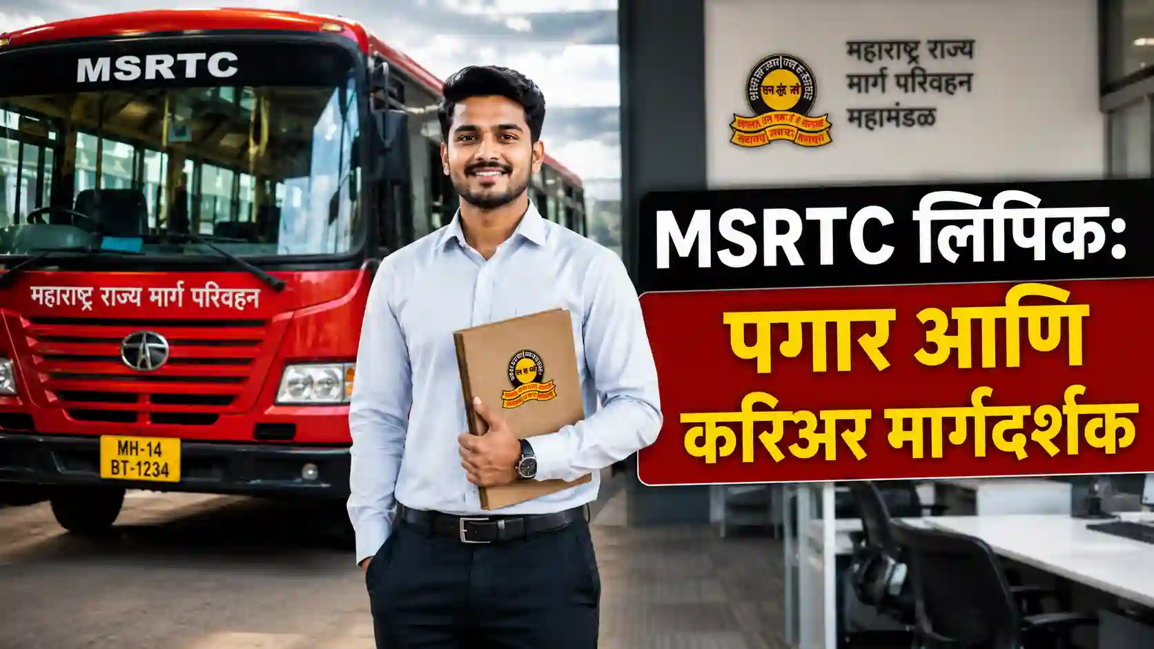 MSRTC कनिष्ठ सहाय्यक क्लर्क पगार, ७ वा वेतन आयोग आणि सरकारी नोकरीची माहिती देणारा लेख.