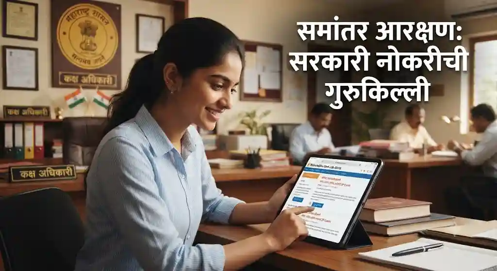 महाराष्ट्र सरकारी नोकरीतील समांतर आरक्षणाची माहिती आणि नियम स्पष्ट करणारा मार्गदर्शक लेख.