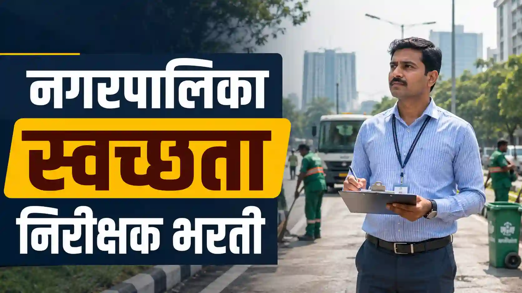 नगरपालिका स्वच्छता निरीक्षक भरती जाहिरात व अभ्यासक्रम मार्गदर्शन मराठी